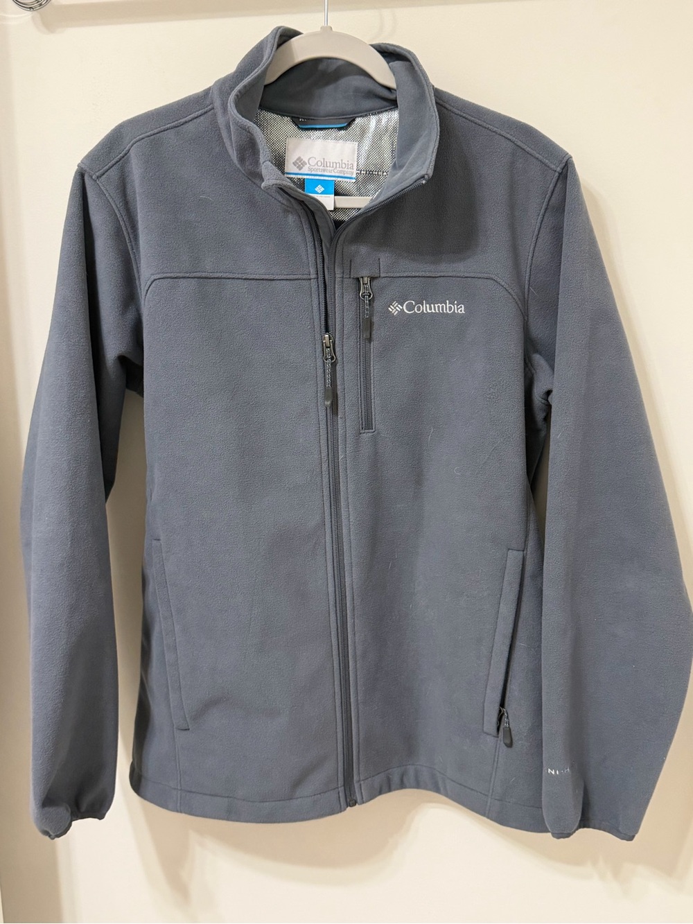 Columbia Mens Cruiser Valley Softshell Jacket M Grey Omni Heat Windproof WM6896